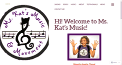 Desktop Screenshot of mskatsmusic.com